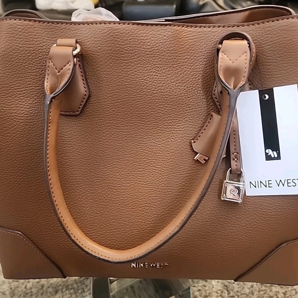 Nine West Brown Tote Bag